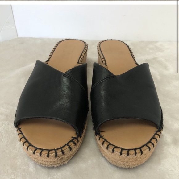 EUC Franco Sarto espadrille sandals black size 9 - Picture 2 of 10